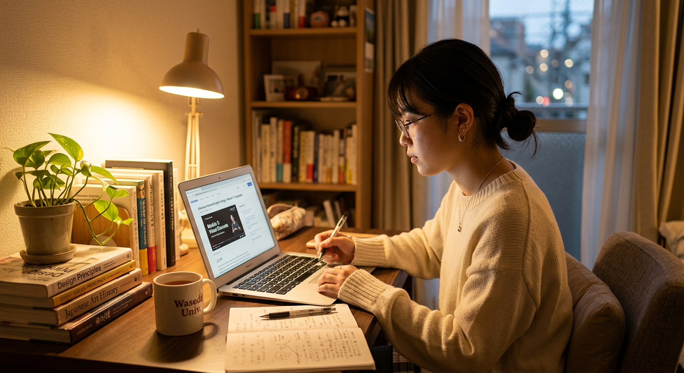 eラーニングで学ぶ受講者